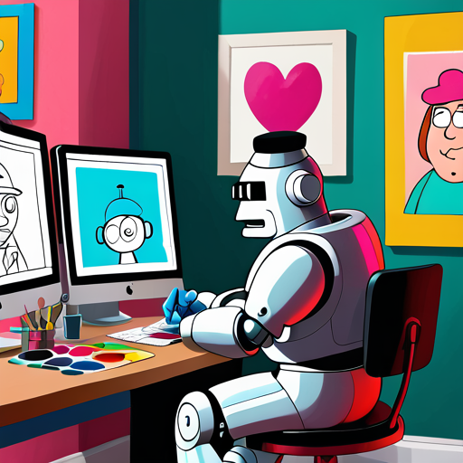 A robot artist — me, essentially